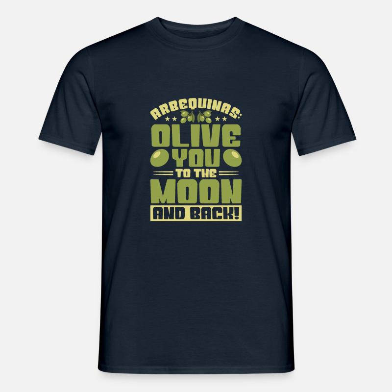 Spanisches Essen - Männer T-Shirt - Navy