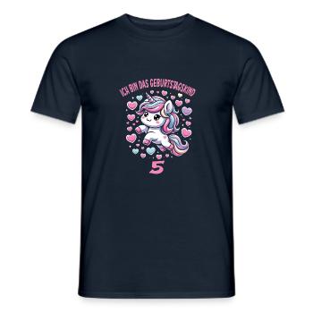 Kindergeburtstag - Männer T-Shirt - Navy - Vorne - AI Model Male 178 light (178cm)
