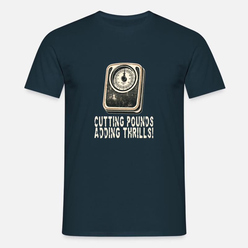 decrease - Men's T-Shirt - navy