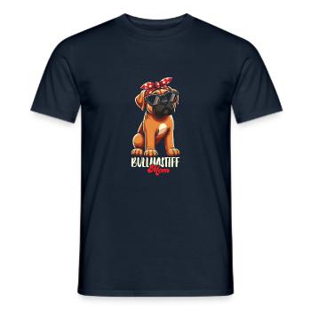 Bullmastiff - Men's T-Shirt - navy - Front - AI Model Male 178 light (178cm)