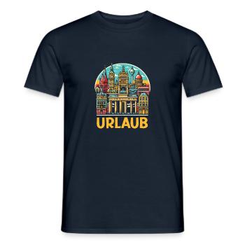 Holiday - Men's T-Shirt - navy - Front - AI Model Male 178 light (178cm)