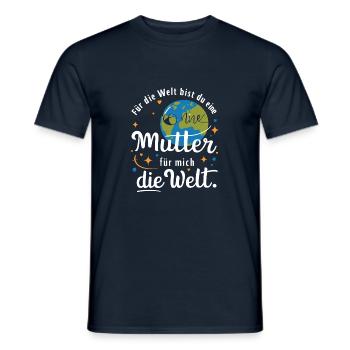 Mother’s Day - Men's T-Shirt - navy - Front - AI Model Male 178 light (178cm)