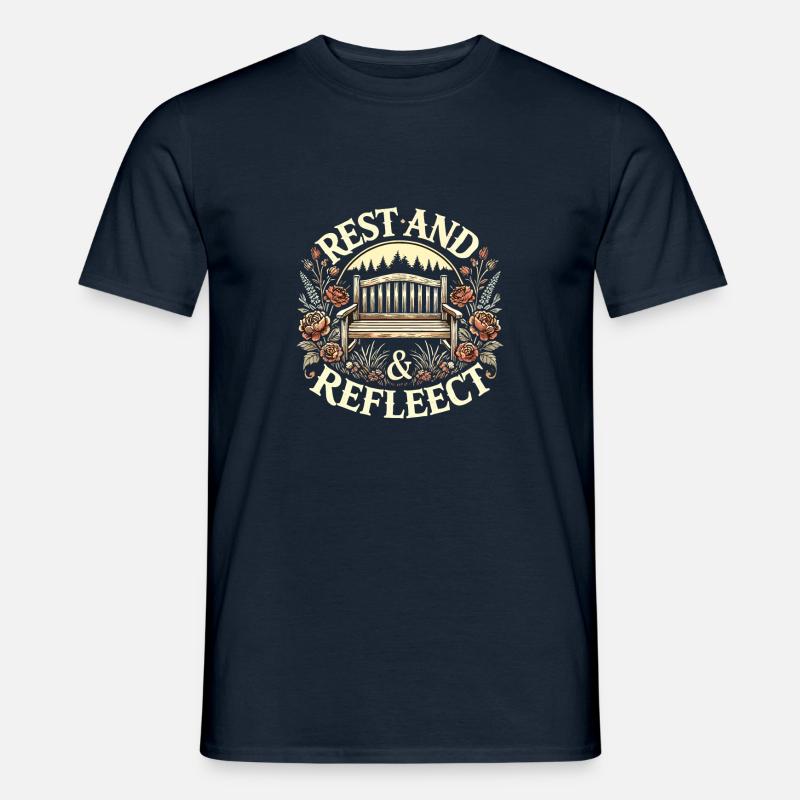 Garten - Männer T-Shirt - Navy