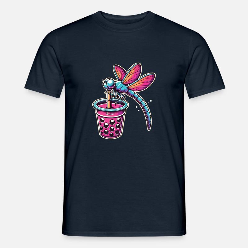 Bubble Tea - Männer T-Shirt - Navy
