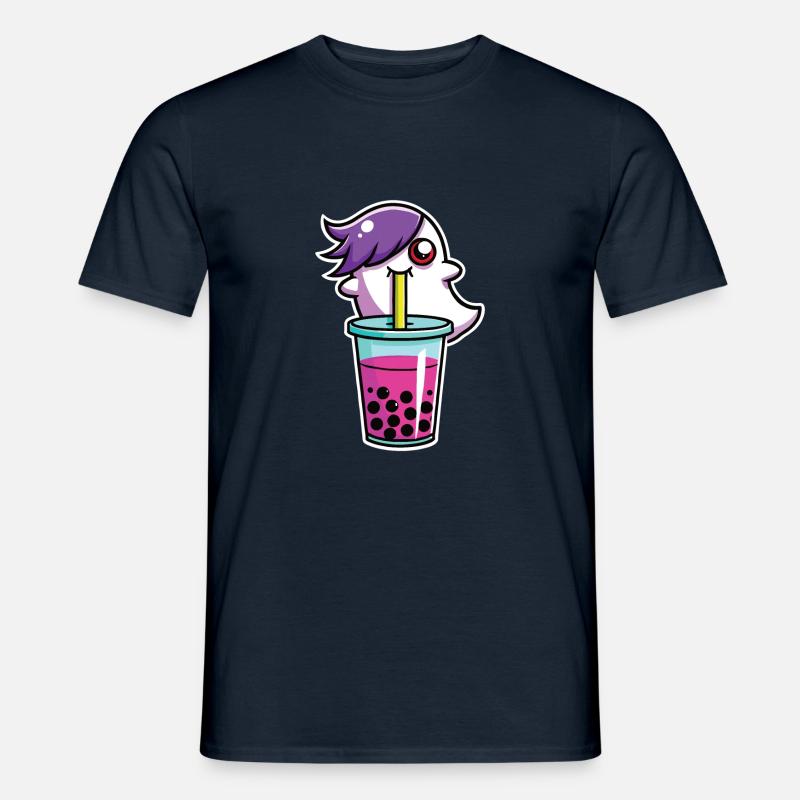 Bubble Tea - Männer T-Shirt - Navy