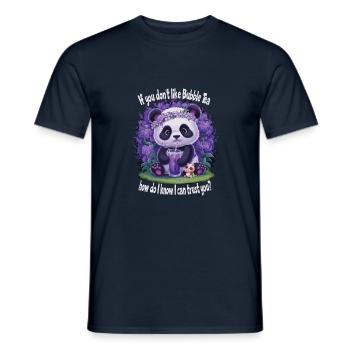 Bubble Tea - Men's T-Shirt - navy - Front - AI Model Male 178 light (178cm)