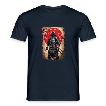Kendo - Men's T-Shirt - navy - Front - AI Model Male 178 light (178cm)