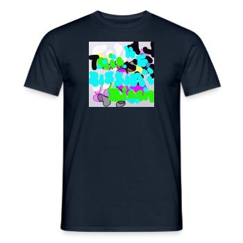 edgar superoil Louis - Männer T-Shirt - Navy - Vorne - AI Model Male 178 light (178cm)