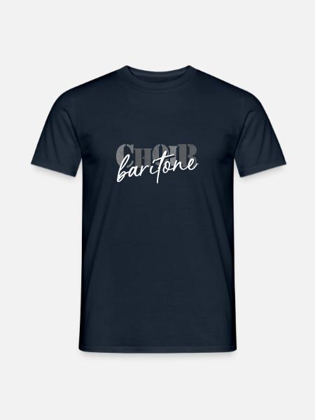 Choir - Baritone singer - Men's T-Shirt - navy