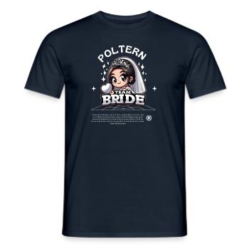 Team Bride - Forts ensemble pour un mariage de célibataire - T-shirt homme - marine - Devant - AI Model Male 178 light (178cm)