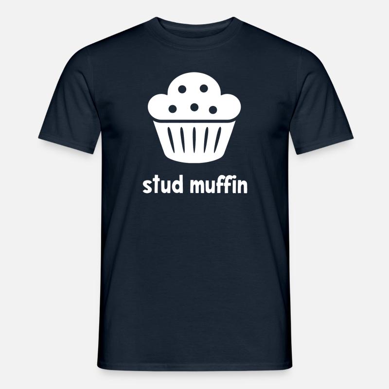 Stud Muffin - Männer T-Shirt - Navy