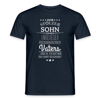 Ungeheuer fantastischer Vater - Sohn / Shirt - Männer T-Shirt - Navy - Vorne - AI Model Male 178 light (178cm)