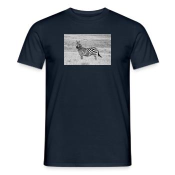Zebra - Men's T-Shirt - navy - Front - AI Model Male 178 light (178cm)