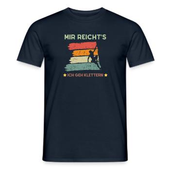 J’en ai eu assez que je vais grimper - cadeau de grimpeur - T-shirt homme - marine - Devant - AI Model Male 178 light (178cm)