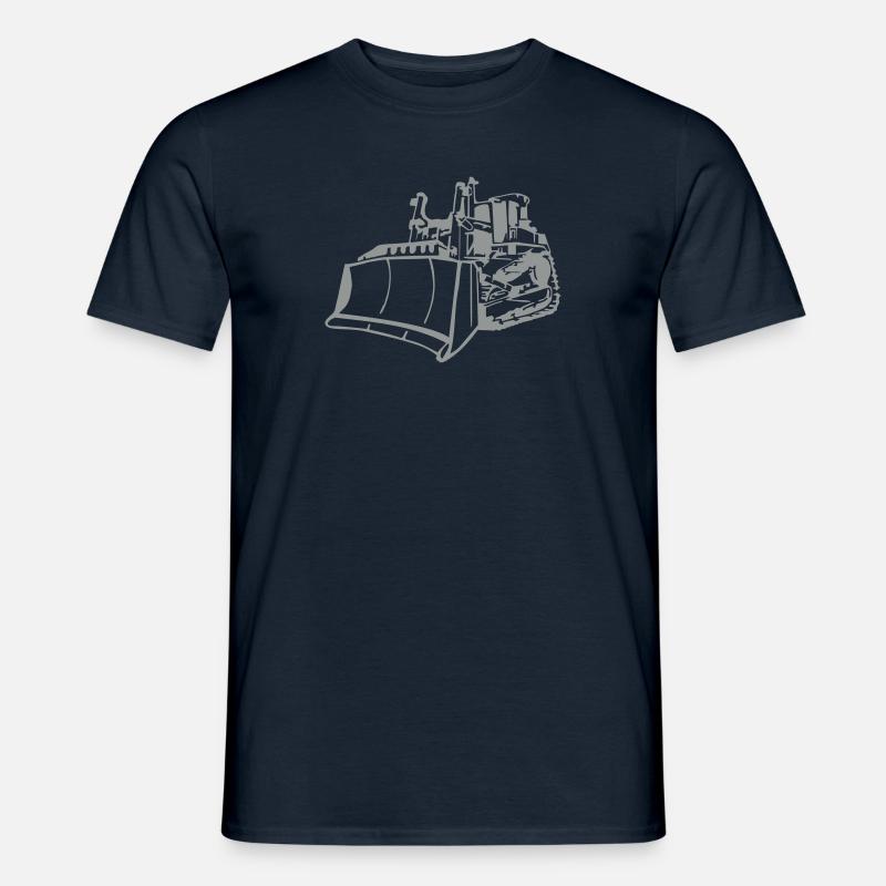 Planierraupe / Raupe / Bagger - Männer T-Shirt - Navy