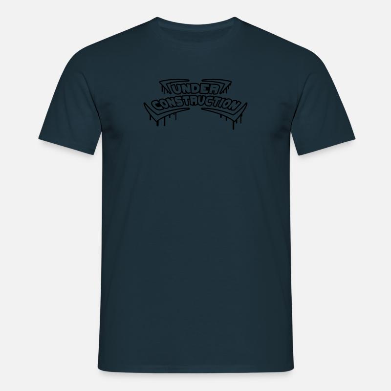 Under Construction - Männer T-Shirt - Navy
