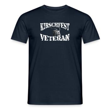 Veteran zum Kirschfest - Männer T-Shirt - Navy - Vorne - AI Model Male 178 light (178cm)