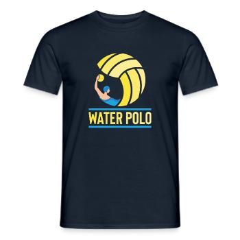 Idée cadeau water-polo water-polo - T-shirt homme - marine - Devant - AI Model Male 178 light (178cm)