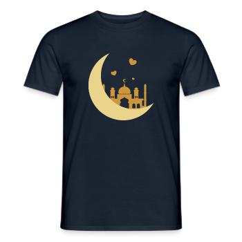 Ramadan Mubarak muslim islam Fasten moslem Allah - Männer T-Shirt - Navy - Vorne - AI Model Male 178 light (178cm)