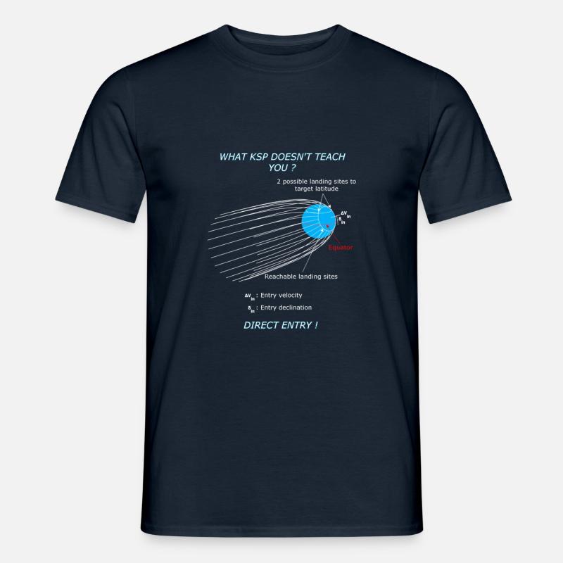 Direkt entry from space! - Männer T-Shirt - Navy