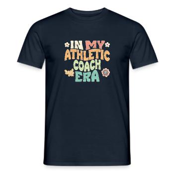 In my athletic coach era - Männer T-Shirt - Navy - Vorne - AI Model Male 178 light (178cm)