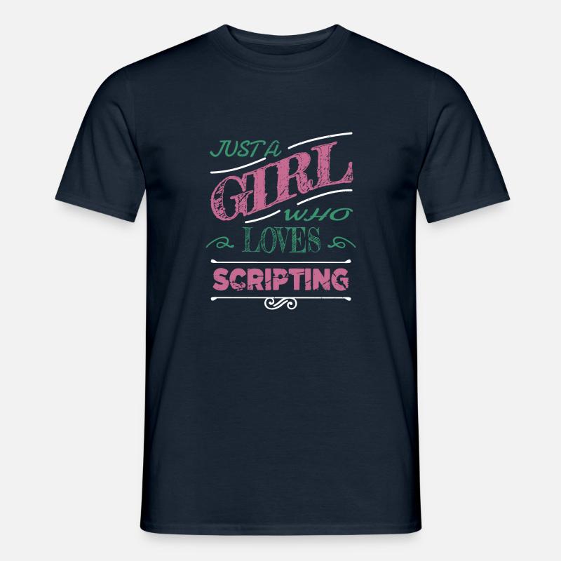 fun computer scientist quote statement - Männer T-Shirt - Navy