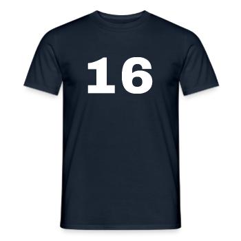 16 - T-shirt homme - marine - Devant - AI Model Male 178 light (178cm)