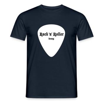 Plectre Grand Blanc - T-shirt homme - marine - Devant - AI Model Male 178 light (178cm)
