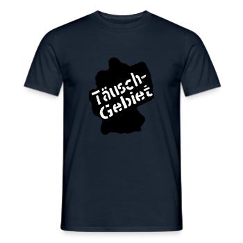 täuschgebiet - Männer T-Shirt - Navy - Vorne - AI Model Male 178 light (178cm)