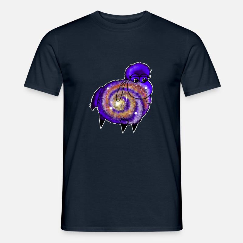 Wolly Sheepling Galaxy Gaming - Männer T-Shirt - Navy