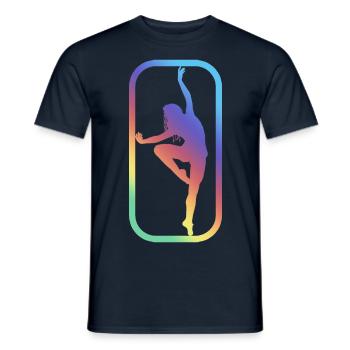 dancer - Men's T-Shirt - navy - Front - AI Model Male 178 light (178cm)