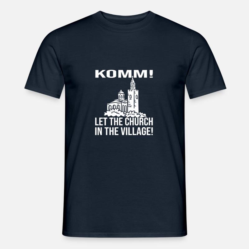 Denglisch - Männer T-Shirt - Navy