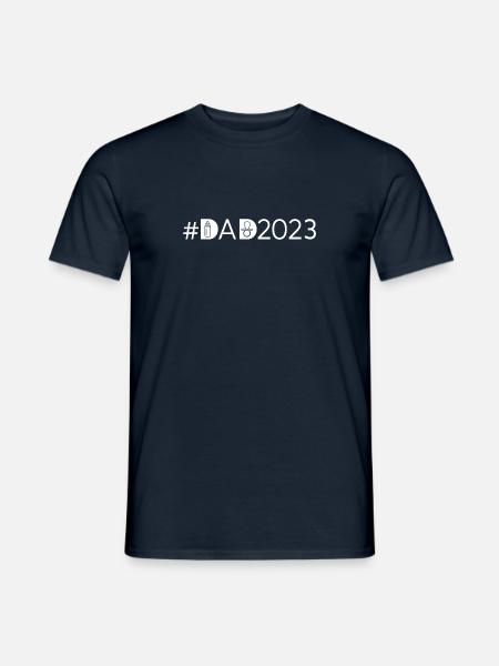 Dad 2023 Ich werde Papa Loading Vater werden Daddy - Männer T-Shirt - Navy