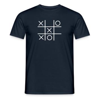 Tic Tac Zehe - Männer T-Shirt - Navy - Vorne - AI Model Male 178 light (178cm)