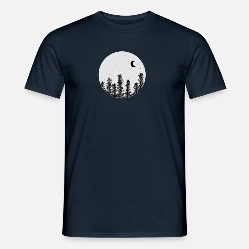 Mondwald - Männer T-Shirt - Navy