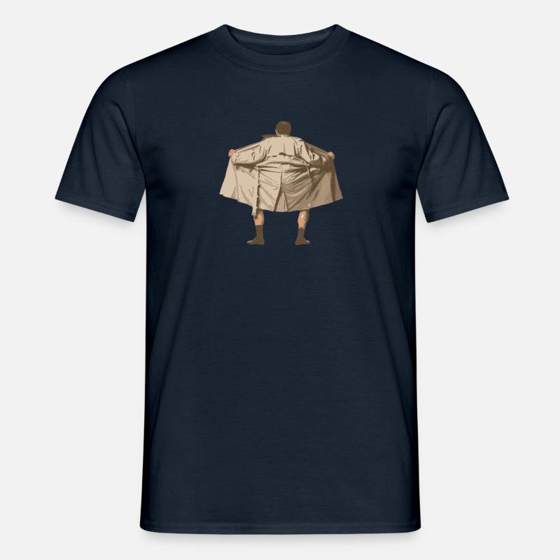 Lichthupe - Männer T-Shirt - Navy
