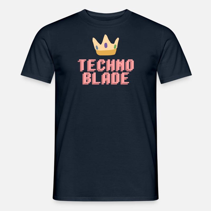 Technoblade stirbt nie - Männer T-Shirt - Navy