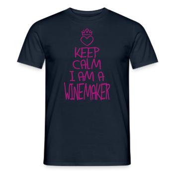 Best Winzer ever Winzer Geschenk - Männer T-Shirt - Navy - Vorne - AI Model Male 178 light (178cm)