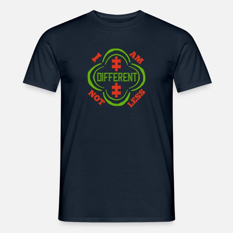 I am different, not less - Men’s T-shirt - navy