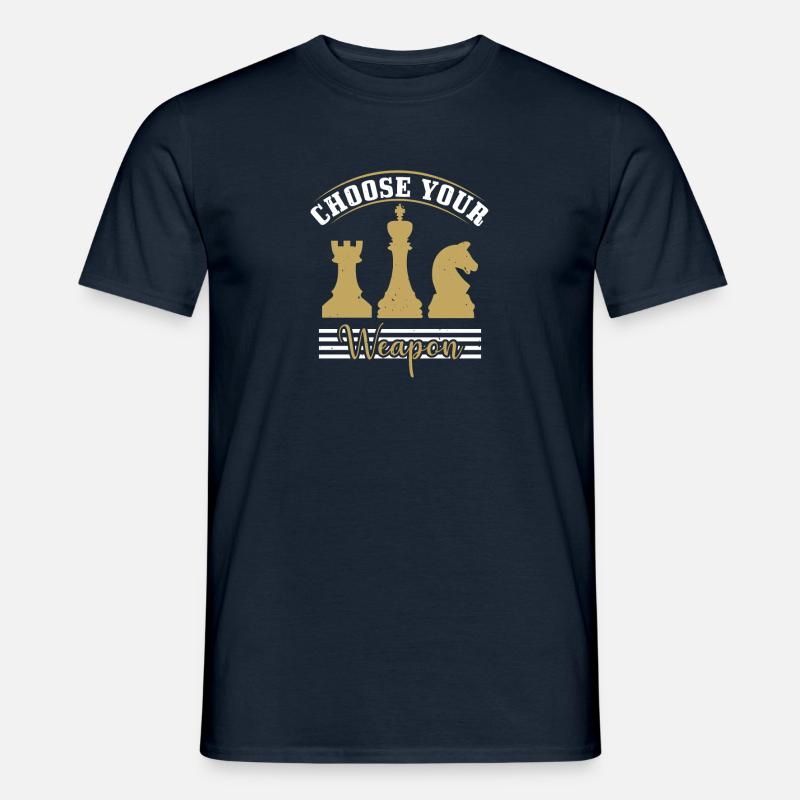 WÄHLE DEINE Waffe - Männer T-Shirt - Navy