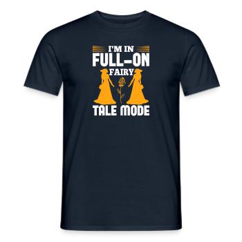 Ich bin voll im Märchenmodus - Männer T-Shirt - Navy - Vorne - AI Model Male 178 light (178cm)