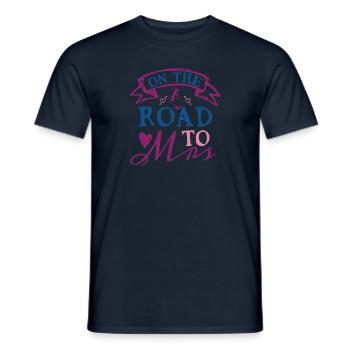 Sur la route de Mme - T-shirt homme - marine - Devant - AI Model Male 178 light (178cm)