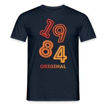 1984 Original - Men's T-Shirt - navy - Front - AI Model Male 178 light (178cm)