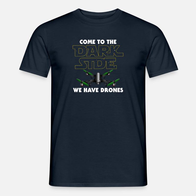Drones | Come To The Dark Side - Männer T-Shirt - Navy
