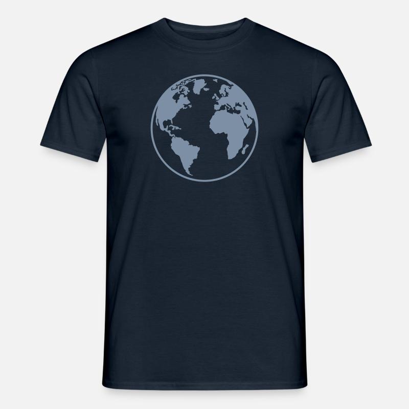 Globus - Männer T-Shirt - Navy