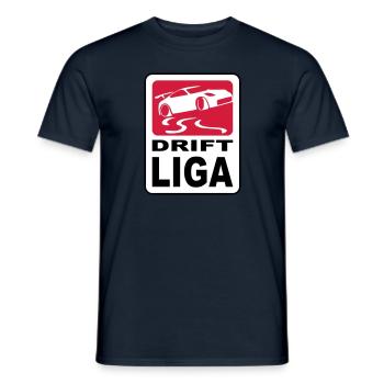 drift_liga14 - Männer T-Shirt - Navy - Vorne - AI Model Male 178 light (178cm)