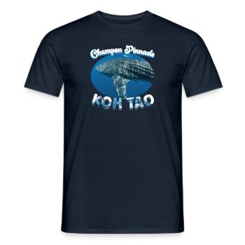 Walhai - Chumpon Pinnacle - Koh Tao - Tauchen - Männer T-Shirt - Navy - Vorne - AI Model Male 178 light (178cm)