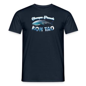 Walhai - Chumpon Pinnacle - Koh Tao - Tauchen - Männer T-Shirt - Navy - Vorne - AI Model Male 178 light (178cm)