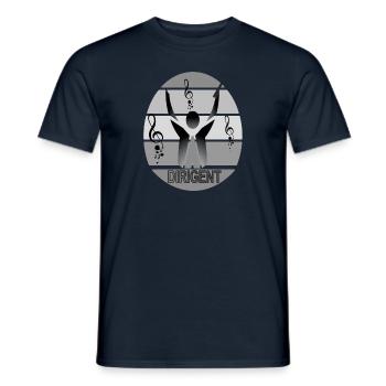 Music Conductor Composer Songwriter Gift Idea - Men's T-Shirt - navy - Front - AI Model Male 178 light (178cm)