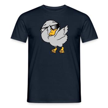 Dabbing Party Ducklings Cool - Men's T-Shirt - navy - Front - AI Model Male 178 light (178cm)